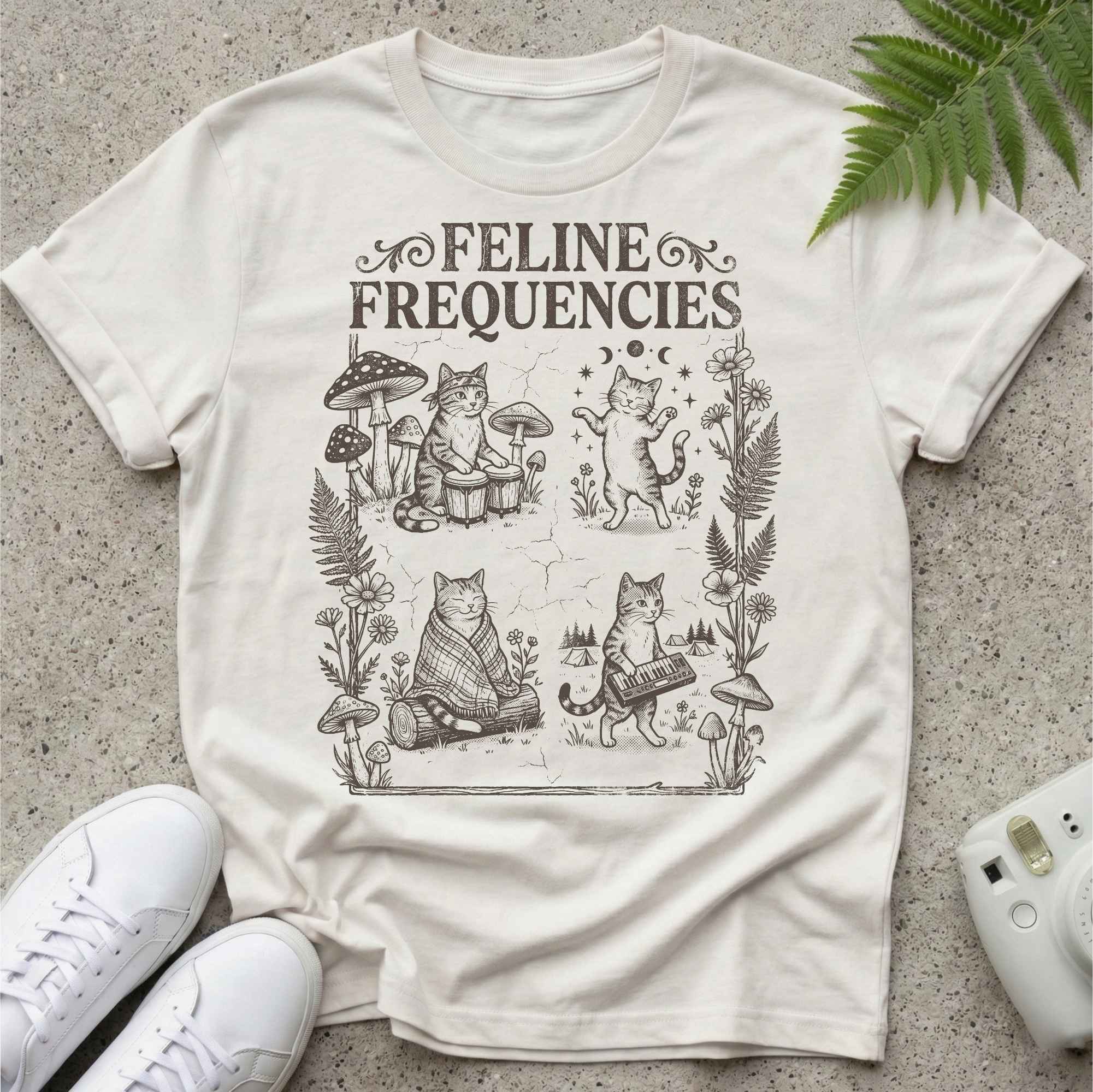 Feline Frequencies T-shirt