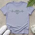 Music connects Green T-shirt