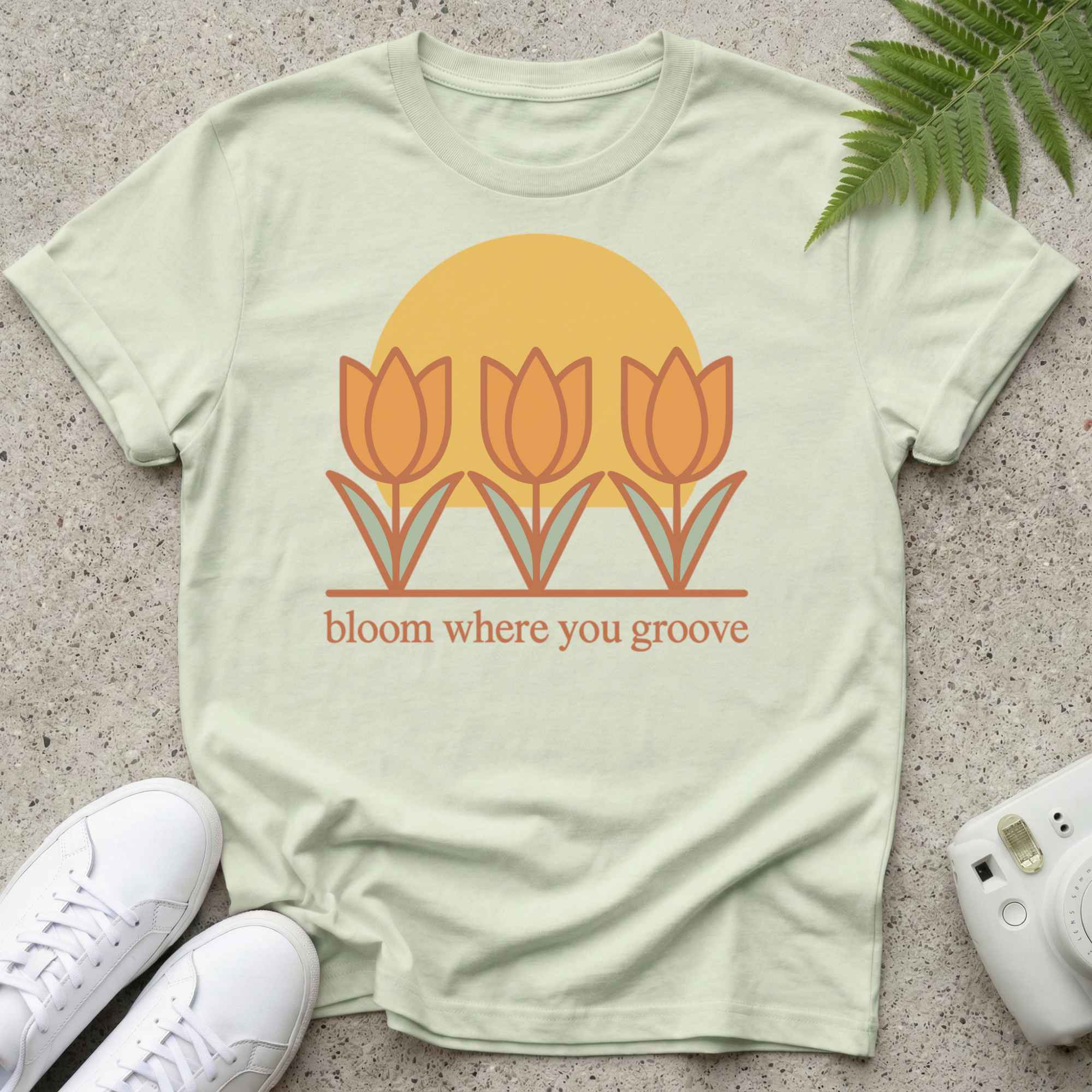 Bloom where you groove T-shirt